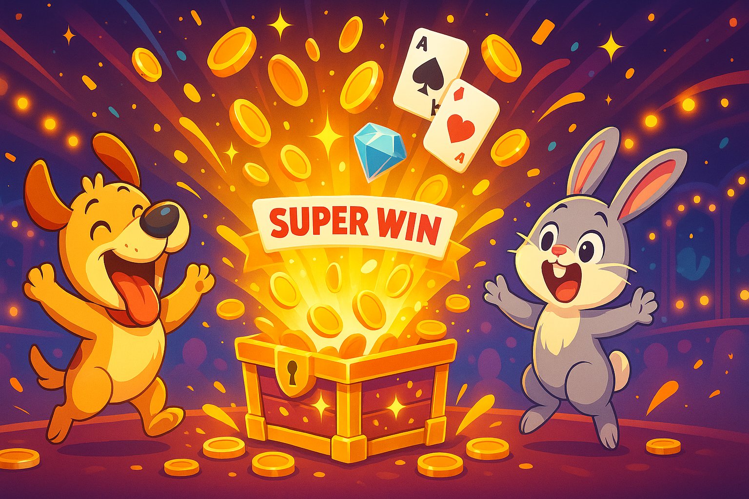 Result payout screen on watitoto apk after Super Sic Bo round concludes